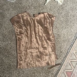 Reformation silk shirt